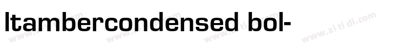 ltambercondensed bol字体转换